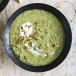 Creamy Zucchini and Pumpkin Seed Soup