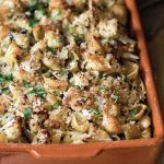 Crusty Baked Shells and Cauliflower